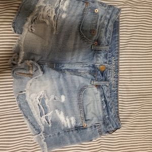 Women's Light Wash Cut Off Jean Shorts